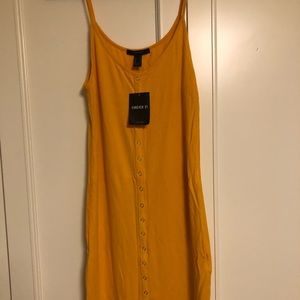 Yellow tank top dress